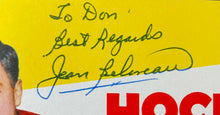 Load image into Gallery viewer, Jean Beliveau Signed Autographed 1950's Molson's Brewery Hockey Booklet French
