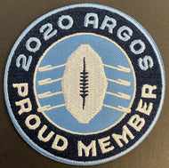 2020 CFL Canadian Football Toronto Argonauts Season Ticket Holder Patches