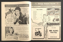 Load image into Gallery viewer, 1947 Chicago Stadium Hockey Program Detroit Red Wings vs Chicago Blackhawks NHL
