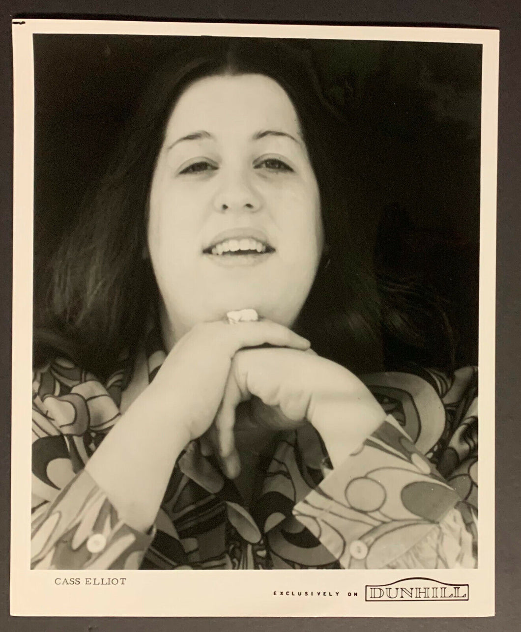 1968 Cass Elliot Mamas & Papas Famous Iconic Rock Band Dunhill Studio Photo