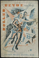 1945 Rolling Skating Club Revue Program Mutual Street Arena Original Home TML