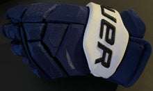Load image into Gallery viewer, 2022 Steven Stamkos Playoff Game Worn Bauer Gloves Photo Matched Tampa Bay NHL
