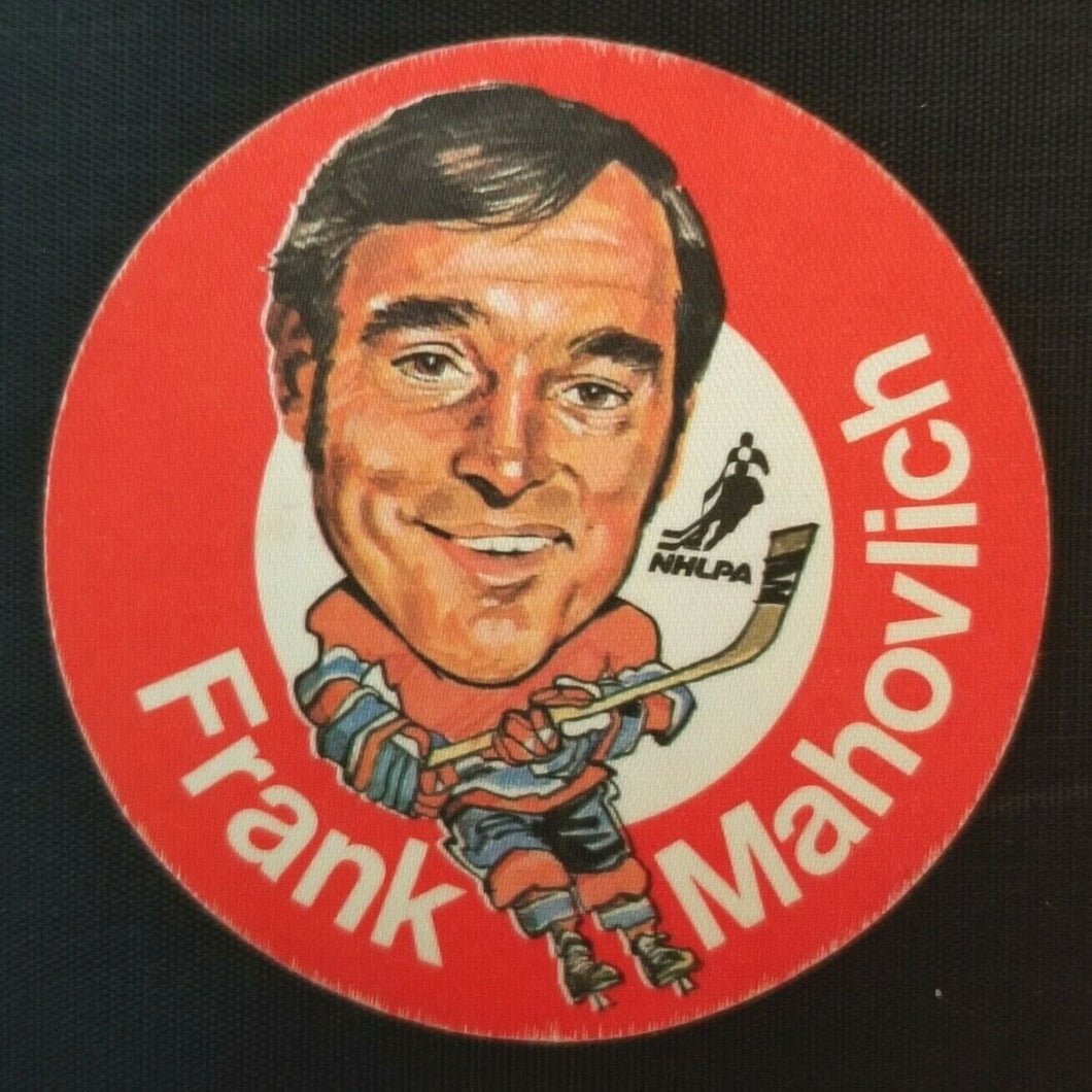 1973-74 Mac's Milk Promo Sticker Frank Mahovlich Decal Hockey NHL