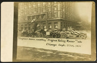 1909 Haynes Race Car Real Photo Postcard RPPC Antique Chicago Cars Auto Old Rare