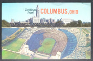 1960's The Stadium of Ohio State University Columbus Football Postcard Vintage