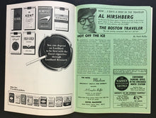 Load image into Gallery viewer, 1965 Boston Garden NHL Hockey Program Boston Bruins vs Detroit Red Wings Howe
