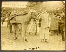Load image into Gallery viewer, 1912 Army Football Mascot Photo Men Dressed As Donkey For Big Game Old Vintage
