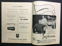 Load image into Gallery viewer, 1957 CFL Football Program Winnipeg Blue Bombers vs Calgary Stampeders Unscored
