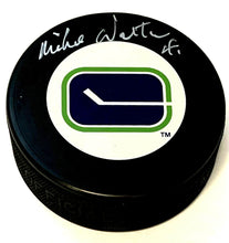 Load image into Gallery viewer, Mike Walton Signed Vancouver Canucks Hockey Puck Autographed NHL
