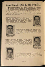 Load image into Gallery viewer, 1933-34 General Motors NHL Hockey Guide Rare Montreal Canadiens Version Vintage
