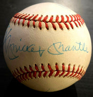 1989 MLB Baseball Signed Ball Mays Mantle Snider Autographed Cooperstown Package