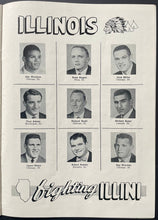 Load image into Gallery viewer, 1955 University Of Illinois Fighting Illini vs Wisconsin Badgers NCAA Program
