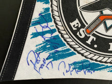 Load image into Gallery viewer, 1991-92 Signed NHL Hockey San Jose Sharks Inaugural Season Pennant Autographed
