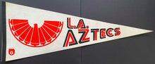 Load image into Gallery viewer, 1974-1982 NASL LA Aztecs Full Size Vintage Defunct Soccer Team Pennant
