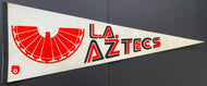 1974-1982 NASL LA Aztecs Full Size Vintage Defunct Soccer Team Pennant