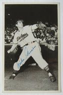 1955 Vintage MLB Cleveland Indians Mike Garcia Autographed Team Issued Postcard
