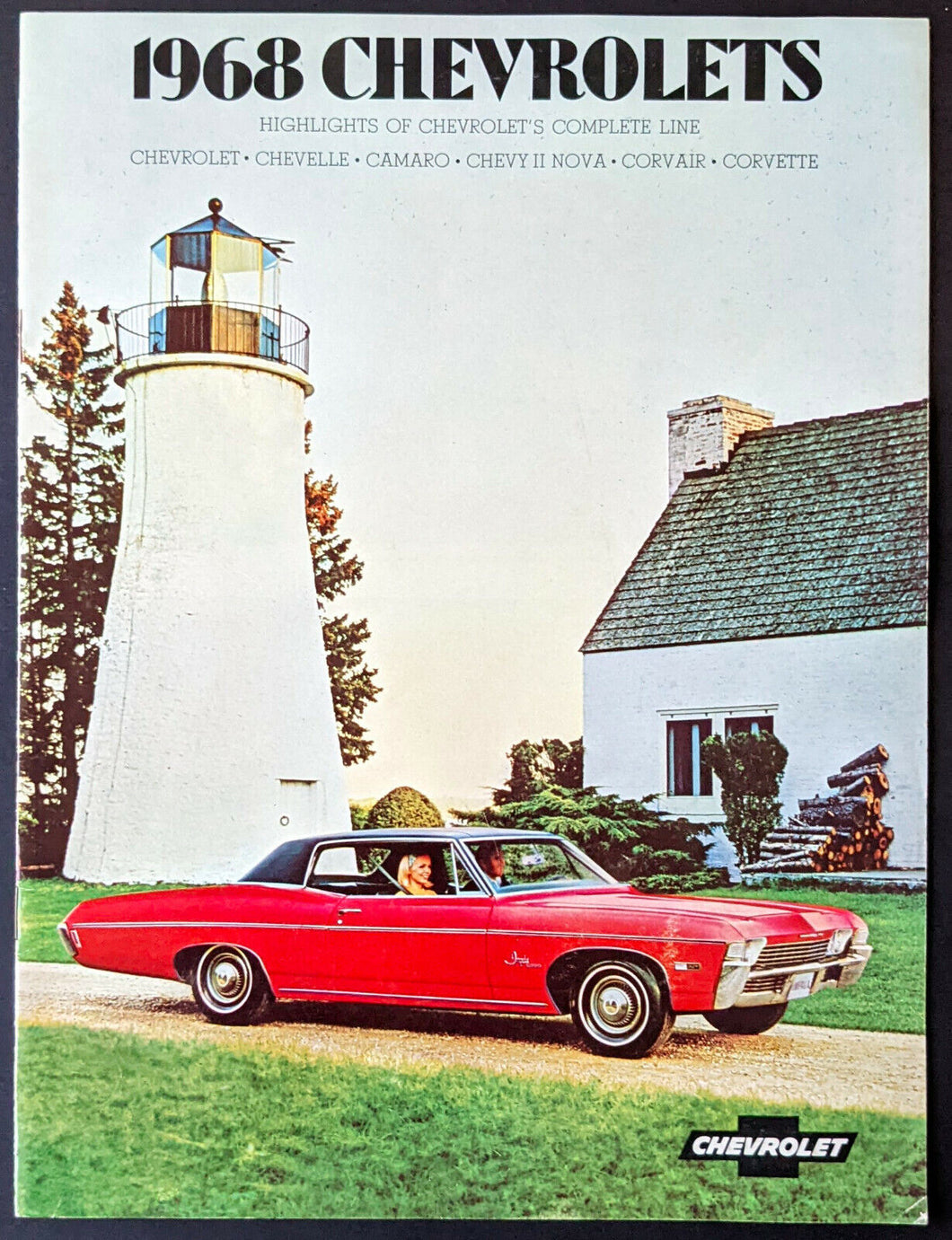 1968 Chevrolet Dealer Brochure Vintage Advertising All Models Featured