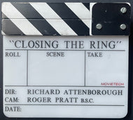 2007 Closing The Ring Set Used Clapboard Film Slate Richard Attenborough Movie