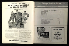 Load image into Gallery viewer, 1950 Chicago Stadium Hockey Program Boston Bruins vs Chicago Blackhawks NHL
