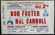 1971 Signed Boxing Site-Poster Hal 