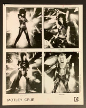 Load image into Gallery viewer, 1983 Motley Crue Early Studio Photo California Rock Band Barry Levine Original
