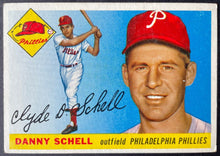 Load image into Gallery viewer, 1955 Topps Baseball #79 Danny Schell Philadelphia Phillies Vintage MLB Card
