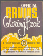 1972-73 Boston Bruins NHL Hockey Coloring Book Bobby Orr Vintage Unused