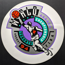 Load image into Gallery viewer, 1994 FIBA World Basketball Championship Oversized Event Decal Dream Team 2
