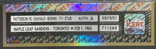 Load image into Gallery viewer, 1965 Boxing Ticket Live Bouts + Closed Circuit George Chuvalo Floyd Patterson
