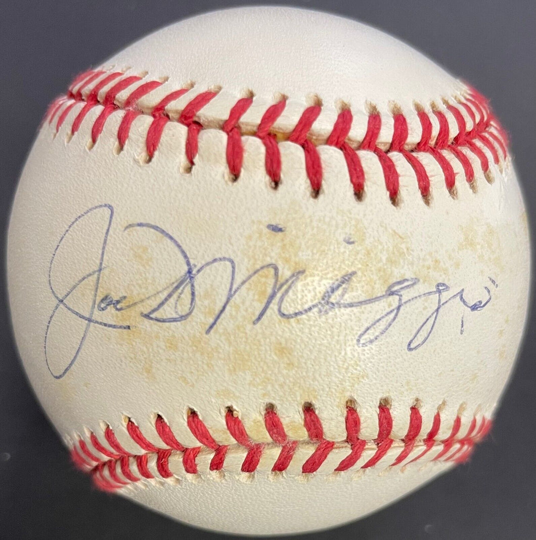 Joe DiMaggio Signed Baseball Autographed American League Rawlings Yankees JSA