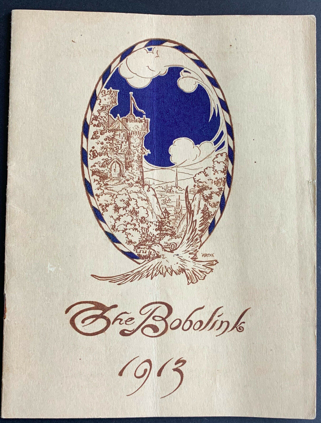 1913 41st Annual Bobolink Banquet Program Victoria College U of Toronto Canada