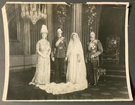 1922 Royal Wedding Photo King George Queen Mary Original Vintage Image