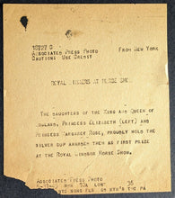 Load image into Gallery viewer, 1945 Princess Queen Elizabeth Princess Margaret Windsor Castle Type 1 Photo VTG
