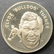 1972 Clyde Turner Pro Football Hall Of Fame Medal Franklin Mint 1 Troy Oz. NFL