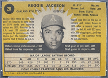 Load image into Gallery viewer, 1971 O-Pee-Chee Reggie Jackson #20 Oakland Athletics PSA EX-MT 6
