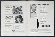 Load image into Gallery viewer, 1964 Beatles Live Music Concert UK Tour Program + Vintage Ticket @ Bournemouth
