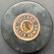 1970s NHL Converse Vintage Game Used Official Chicago Blackhawks Art Ross Puck
