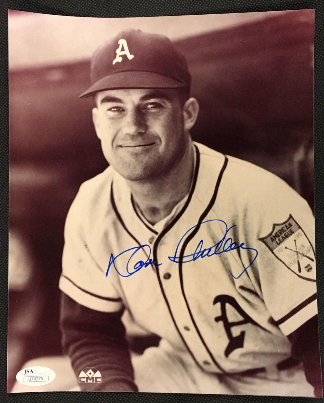 Dave Philley Signed Photo Autographed Philadelphia A's MLB Baseball JSA COA