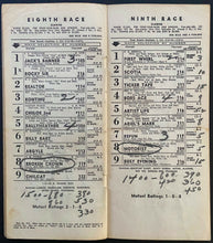 Load image into Gallery viewer, 1952 Hialeah Horse Race Program Vintage Racetrack Racing
