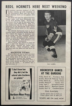 Load image into Gallery viewer, 1966 AHL Hockey Program Rochester Americans v Baltimore Clippers Doug Harvey

