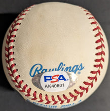 Load image into Gallery viewer, Yogi Lawrence Peter Berra Autographed Full Name MLB Baseball Signed PSA COA
