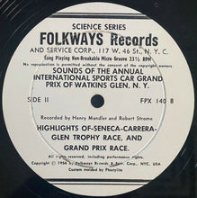 Load image into Gallery viewer, 1956 33 RPM Record Album International Sports Car Grand Prix Watkins Glen
