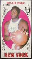 1969 Topps #60 Willis Reed NBA Basketball Card Hall Of Famer New York Knicks