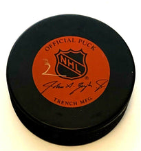 Load image into Gallery viewer, Ed Belfour Signed Dallas Stars Hockey Puck Autographed Trench MFG
