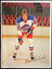 Load image into Gallery viewer, 1976 WHA Hockey Game Program Winnipeg Jets Quebec Nordiques Rare Vintage
