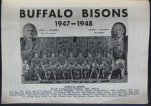 Load image into Gallery viewer, 1949 Hendy Hockey Guide Rules Records and Schedule + Who&#39;s Who in Hockey NHL
