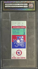 Load image into Gallery viewer, 1979 World Series Game 2 Ticket Baltimore Orioles vs Pittsburgh Pirates
