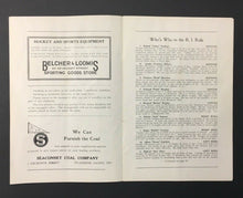 Load image into Gallery viewer, 1927 Rhode Island Reds vs Quebec Beavers Hockey Program Canadian American League
