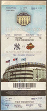 Load image into Gallery viewer, 2008 MLB Baseball New York Yankees Yankee Stadium Final Game Season Ticket
