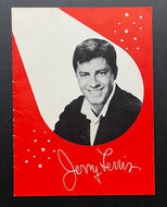 1957 Jerry Lewis Stand Up Comedy Tour Program Vintage Original